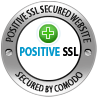 Positive SSL secured website